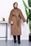 Biscuit Belted Cashmere Coat