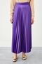 K.Mor Pleated Satin Skirt
