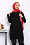 Black Cold Thread Knitwear Tunic - 3