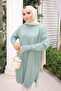 Mint Cold Yarn Mercerized Knitwear Sweater - 2