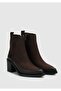 Brown Leather Women's Boots - 2