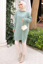 Mint Cold Yarn Mercerized Knitwear Sweater - 5