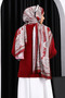 Burgundy Angora Soft Cardigan with Front Tie Detail - 4
