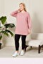 Women's Powder Slit Tunic with Crystal Stone Accessories - 2