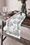 40X140 cm French Country Pattern Runner Stain Resistant Printed Thai Feather Fabric Tablecloth Decorative