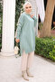 Mint Cold Yarn Mercerized Knitwear Sweater - 4