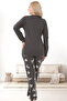 Cotton Long Sleeve Women's Pajama Set - 2
