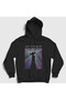 Unisex Black Little L Jamiroquai Hooded Sweatshirt 578241Tt