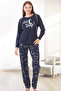 Cotton Long Sleeve Women's Pajama Set