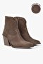 Women's Kael Mink Genuine Suede Cowboy Boots