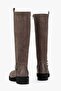 Women's Frost Mink Genuine Leather Nubuck Boots - 5