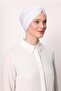 White Practical Wrap-Around Bonnet