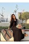 Solid Black Kurta Set with Cotton Dupatta
