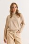 Women's Stone Collar Ribbed Thessaloniki Blouse Blz-19003137 - 4