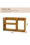 Office Bookcase Easy Accessibility, Bookshelf for Home and Workplace - Light Walnut - 5