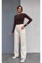 Milano High Waist Wide Leg Lycra Wide Leg Palazzo Pants - 2