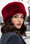 Women's Winter Vegan Fur Plush Kalpak Hat - 4