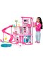 Dreamhouse, 75+ Pieces, Pool Party Doll House with 3 Story Slide