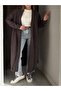 Selanik Fabric Long Cardigan