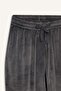 Ultra Soft Regular Fit Pocketed Velvet Pajama Bottoms F4672Ax25Wn - 8