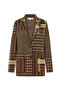 Patchwork Patterned Knitwear Jacket - 6