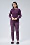 Mooncover Women's Winter Pajama Set - Purple - 7