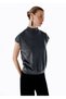 Dark Gray Merino Wool Blend Knitwear Top - 4
