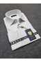 Slimfit Ice Blue Men's Shirt with Lycra Slim Fit Structure As052012-03 - 5