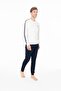 Men's Crew Neck Long Sleeve Pajama Set S26942 Taped Legs - 3