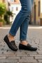 Women's Ballet Flats Black Lightweight Comfortable Sole Stylish Daily Shoes - 5
