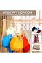 1 Piece Black Hat Hanger Shawl Hanger Scarf Hanger Bag Hanger Clothes Hanger Metal Hanger - 3
