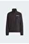 Jp0788 W Mt Ess Hz Fl Women's Fleece Sweatshirt Black - 8