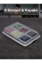 6-Piece Breakfast Set Breakfast Storage Container - Breakfast Set with Lid - Storage Container with Tray - 3