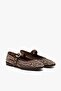 Joan Brown Suede Leather Studded Women's Ballerinas - 4