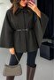 Women's Winter Cashmere Poncho - 4