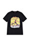 Jordan Patterned Black Cotton Children's T-Shirt 95F315