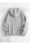Love Yourself Ribbon-Detail Printed Women's Oversized Hooded Sweatshirt - 2