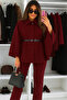 Women's Winter Cashmere Poncho - 3