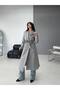 Women's Premium Imported Fabric Tie-Up Belted Cashmere Coat - 3