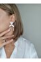 White Women's Earrings Real Pearl Earrings - 4