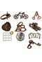 10 Pieces of Metal Puzzle