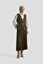 Pleated Skirt and Vest Set-25Kt643