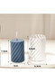 Poly Carbon Candle Mold Mica Hard Plastic Twisted Candle Mold 6232 - 2