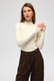 Serina Turtleneck Beige Slim Knitwear - 7