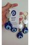 Gift Heart Detailed Evil Eye Beaded Keychain 12 cm