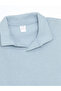 Lcw Kids Blue Resort Collar Combed Cotton Boy's T-Shirt - 4