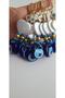 Gift Heart Detailed Evil Eye Beaded Keychain 12 cm - 7