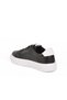 Black and White Lace-Up Lightweight Men's Sneaker 136 m - 4