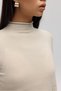 Serina Turtleneck Stone Thin Knitwear - 8
