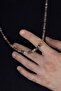 Hematite Stone and Agate Stone Natural Stone Men's Necklace
